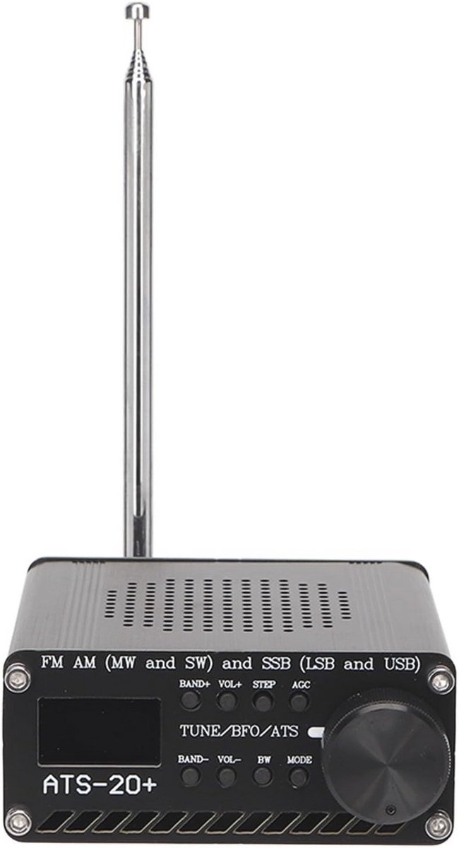 Draagbare Wereldband Radio Ontvanger met Antenne - FM AM MW SW SSB LSB USB