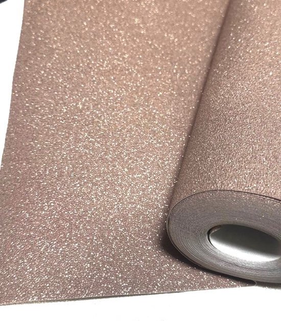Papier peint intissé pailleté taupe couleurs sable 02524-20