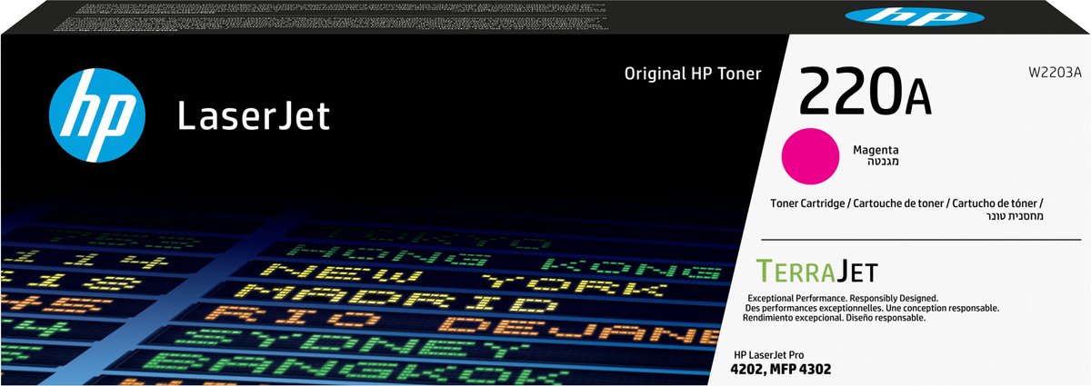 HP 220A originele LaserJet-tonercartridge, magenta