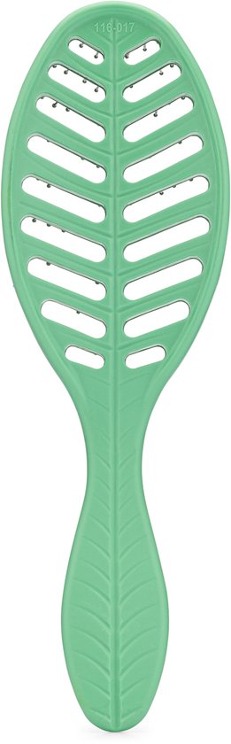 WetBrush Go Green Speed Dry – Green - Sneldrogende Groene Haarborstel – Met Duurzame, Ecovriendelijke Materialen – Vermindert Haarbreuk & Frizz – Geschikt Voor Nat & Droog Haar – Ultra Zachte IntelliFlex® Haren – Voor Elk Haartype – Vegan & Duurzaam
