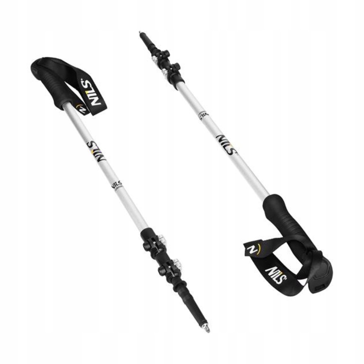Nils TK8602 Trekkingstokken - Verstelbaar, Wit, Nordic Walking