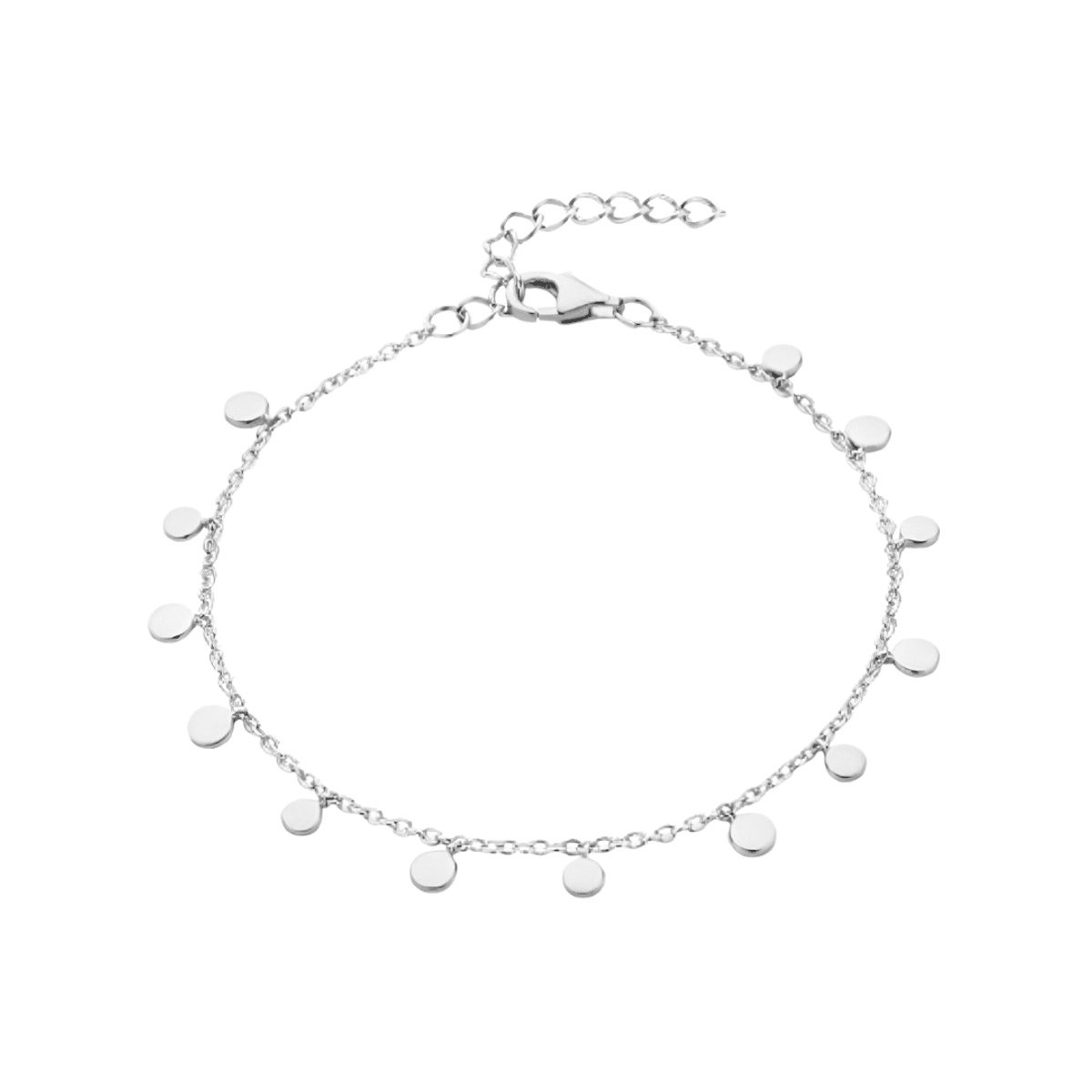 Planet Pink - Armband muntjes bedeltjes zilver - Stainless Steel - Roestvrij Staal rvs - Waterproof