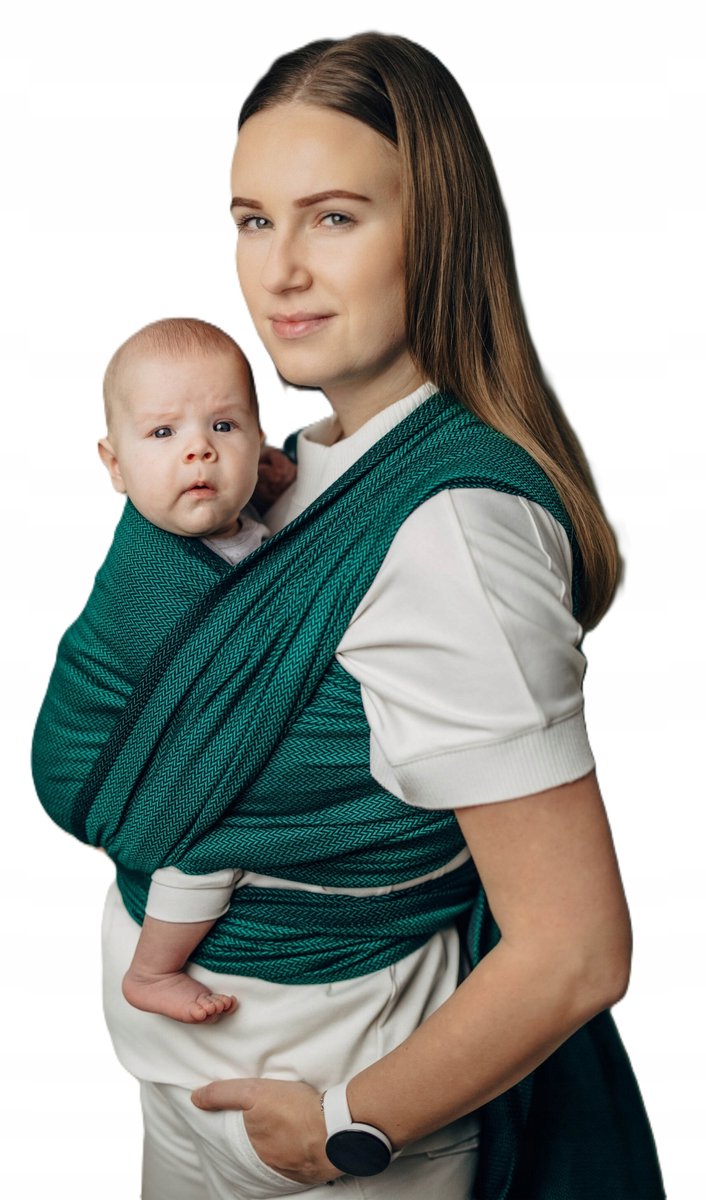 LennyLamb Geweven Draagdoek - Smaragd 5.2m