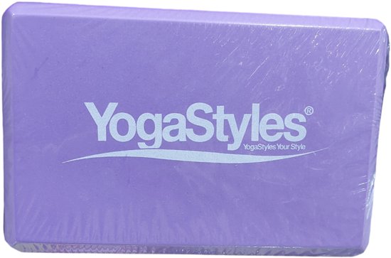 YogaStyles Yoga Blok Paars van YogaStyles — afbeelding 3