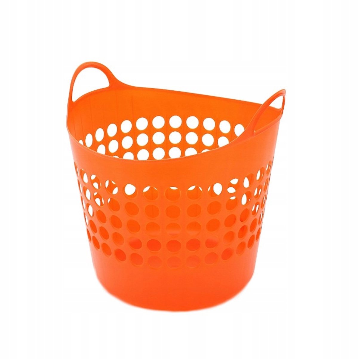 Flexibele opbergmand 26L Oranje met handwater