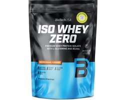 BioTech USA BioTech USA BioTechUSA Iso Whey Zero Premium wei-eiwitisolaat Grasgevoerd Enzymvrij Suiker- en glutenvrij, 454 g, Gezouten Karamel