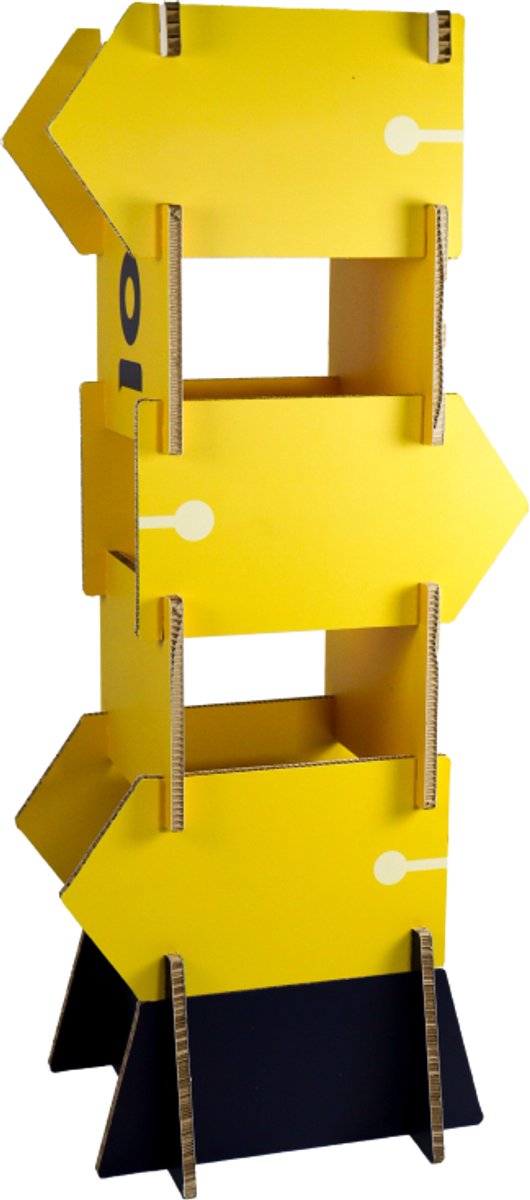 Kartonnen display wegwijzer