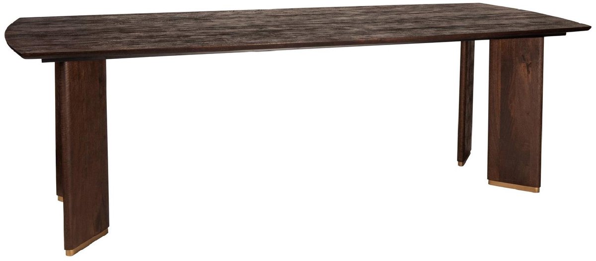 PTMD - Eetkamertafel Liber - Bruin - 240x100x77cm