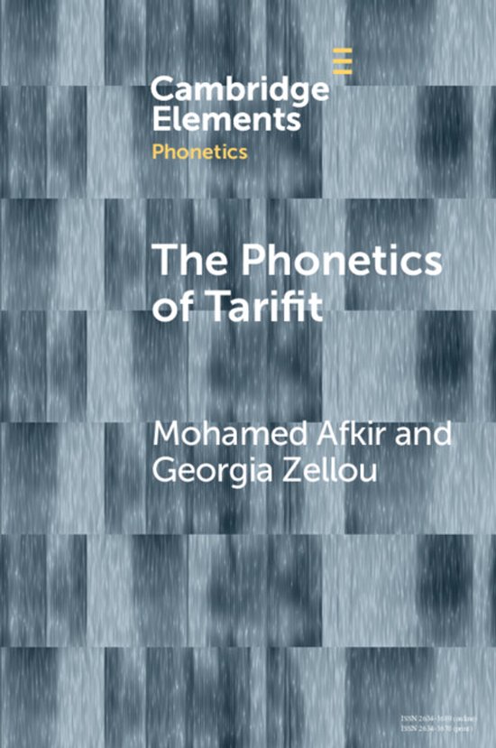 Elements in Phonetics-The Phonetics of Tarifit - cover