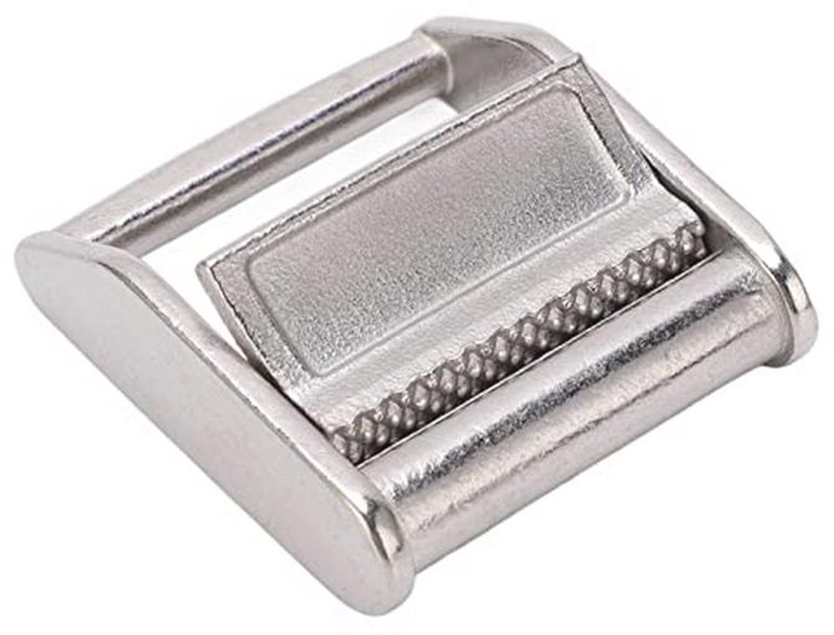 Duurzame Rvs Spansluiting voor 38mm Singelband - Ideaal voor Buitensport en Camping