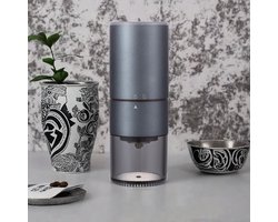 Elektrische koffiemolen, koffiebonenmolen, volautomatische koffiemolen (blauw)