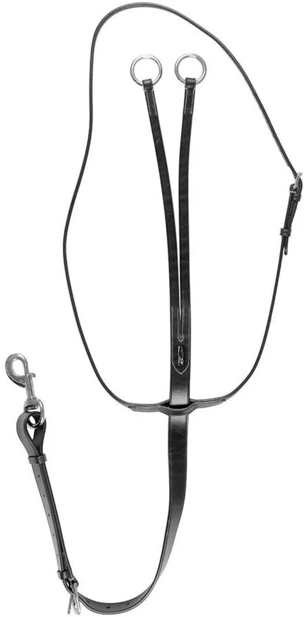 Equestro Np Martingaal Zwart Cob