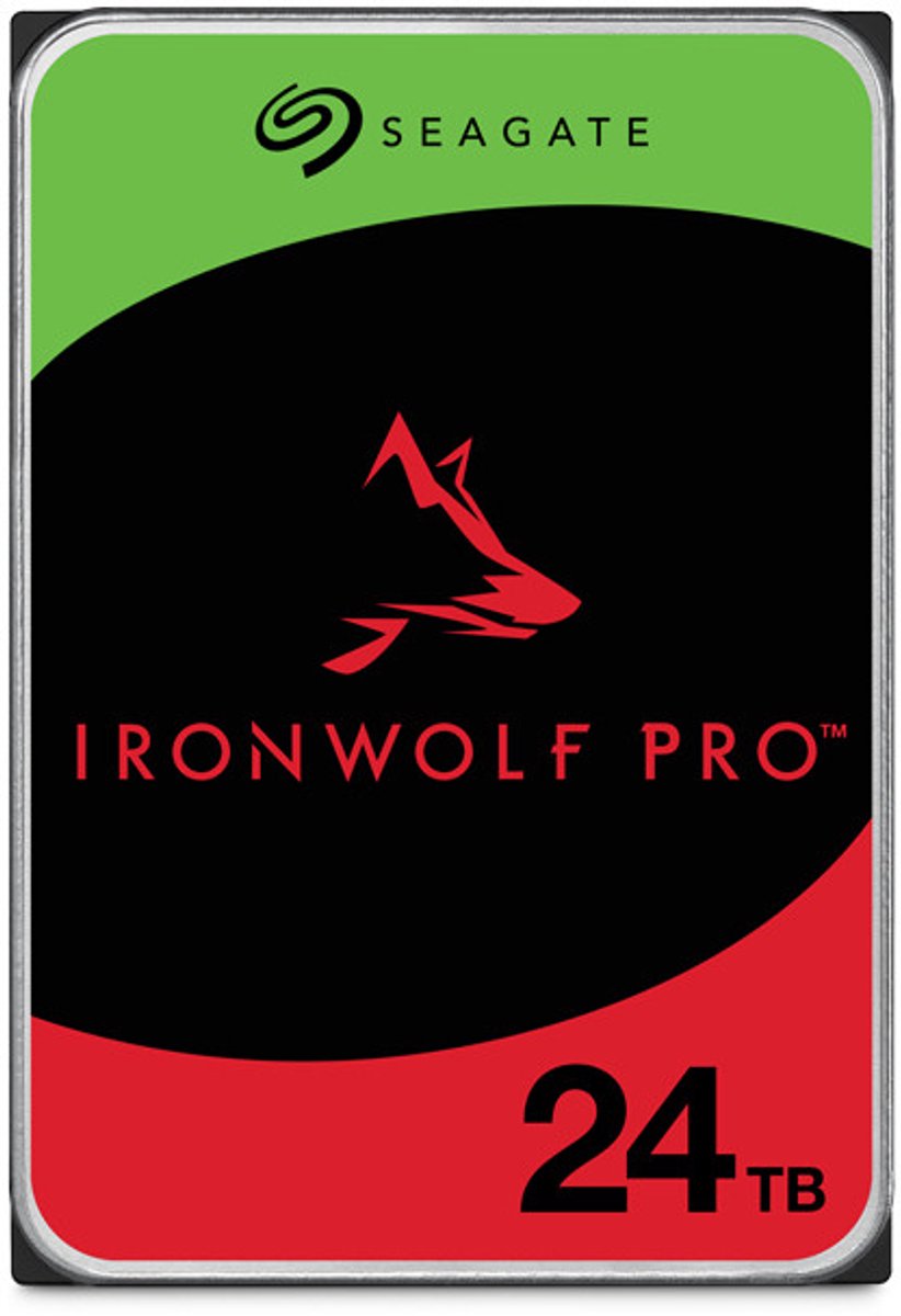 Seagate IronWolf Pro - Interne harde schijf - NAS HDD - 512MB Cache - 24 TB