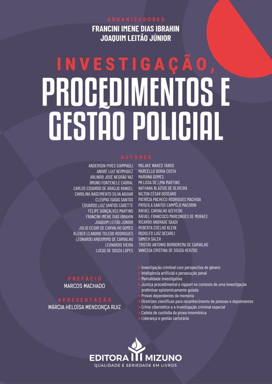 Investigação, Procedimentos e Gestão Policial - cover