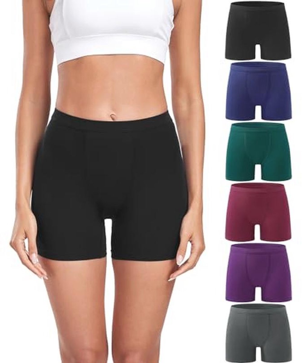 Ultrazachte Dames Boxershorts - Modal Boyshorts Multipack - Ideaal Ondergoed voor Onderjurken en Rokken