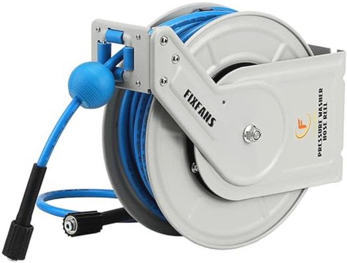 Hogedrukreiniger Slanghaspel met Automatische Terugspoeling - 60 ft, 3600 PSI