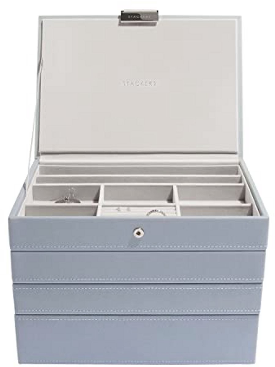 Klassieke middelgrote sieradendoos set van 4 - Perfecte organisatie voor sieraden