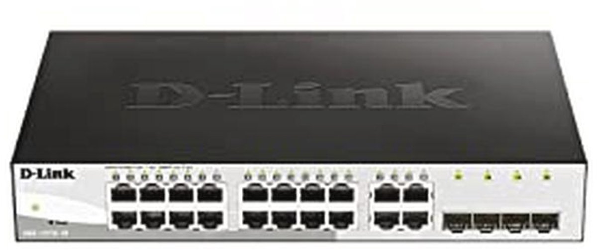 Smart Managed Gigabit Switch met 16 Poorten - Power over Ethernet (PoE), Bandbreedtecontrole, Ventilatorlosemode