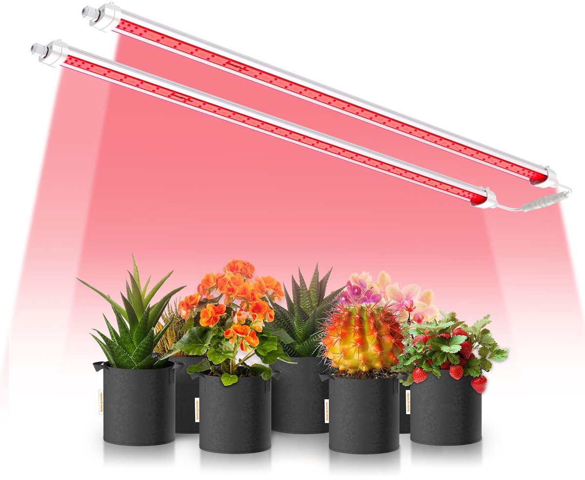 Ibenzoa® Energiezuinige LED Kweeklamp met Rood Spectrum voor Binnenplanten en Bloemen