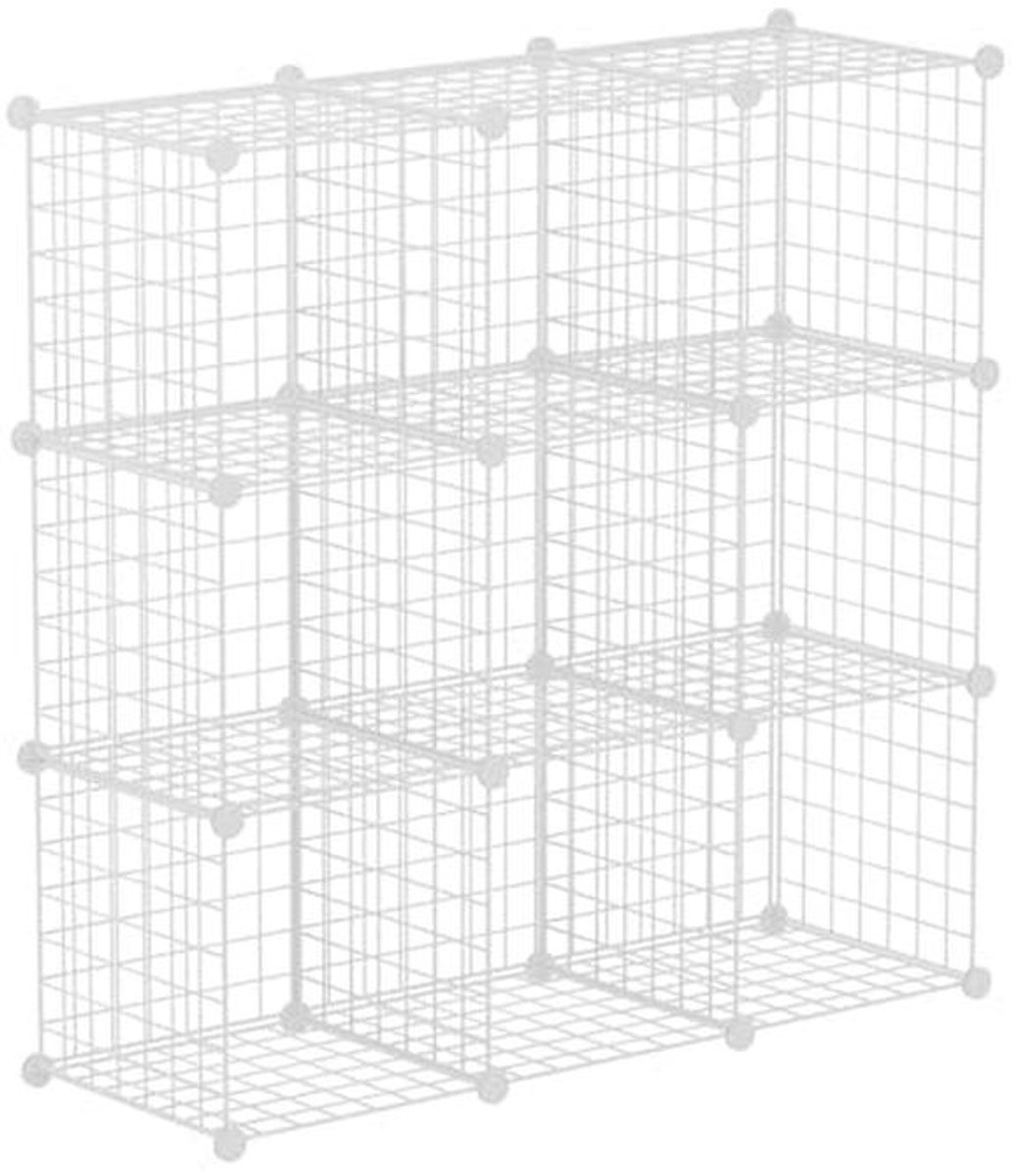 Wire Cube Storage Organizer - Multifunctioneel voor Boeken, Speelgoed, Craft en Planten