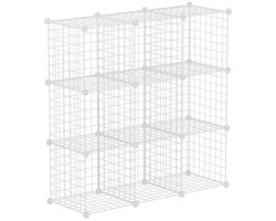 Wire Cube Storage Organizer - Multifunctioneel voor Boeken, Speelgoed, Craft en Planten