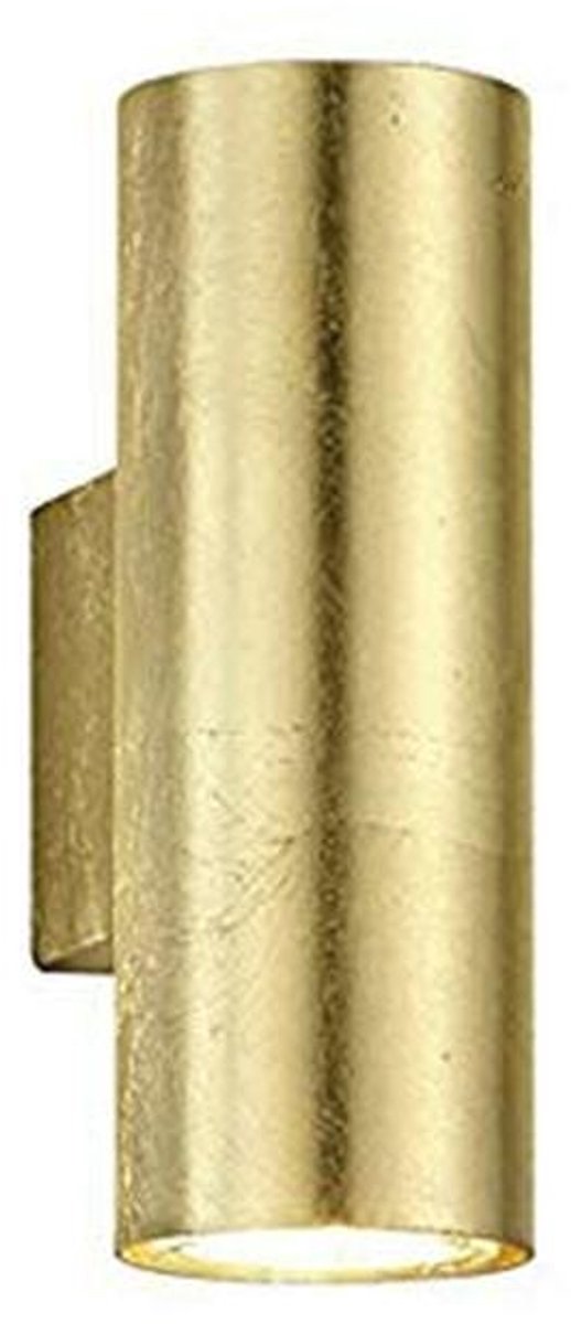 Wandlamp met Gouden Afwerking en Up/Down Verlichting, 10 x 6 x 16,5 cm