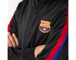 FC Barcelona Trainingspak Kinderen 25/26 - Maat 116 t/m 164 - Voetbalkleding - Jongens & Meisjes - Trainingspakken - Zwart - Officiële Fanmerchandise