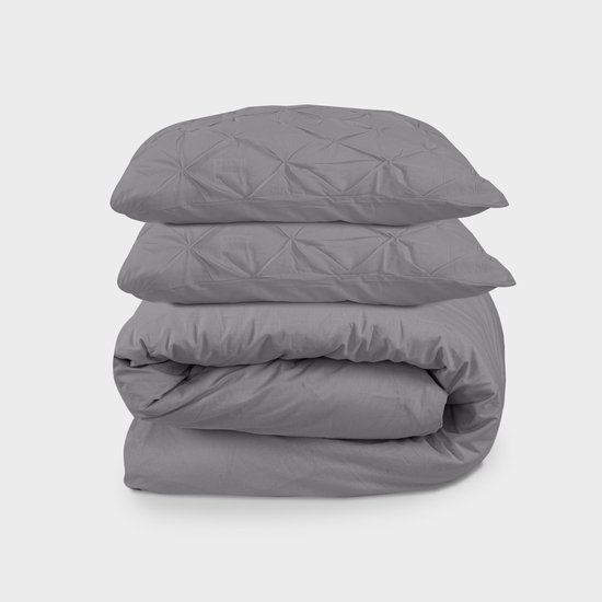 Beau Maison Dekbedovertrek Augustine Antraciet - 200 x 200/220 cm + 2 kussenslopen van Beau Maison — afbeelding 3