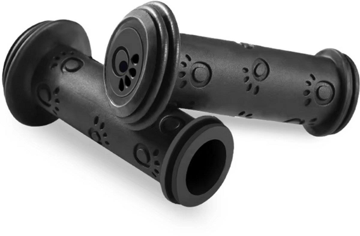 Rieba® Handvatten Kinderfiets 100mm - Fiets - Step - Binnen diameter 22mm - Kinderen - Rubber - Antislip - Zwart