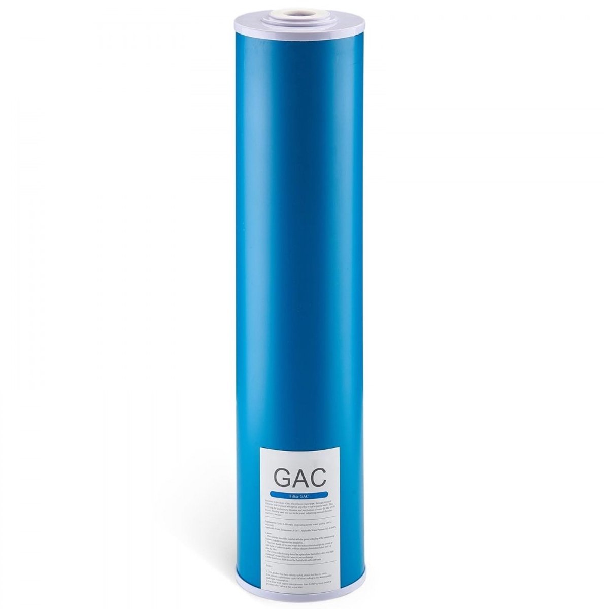 Waterfilter Cartridge - Vervangpatroon Hele Huis - GAC Actieve Koolstof - 115 x 507 mm - Voor 3-traps Waterfiltratiesysteem - Vermindert Chloor, Smaak en Geur