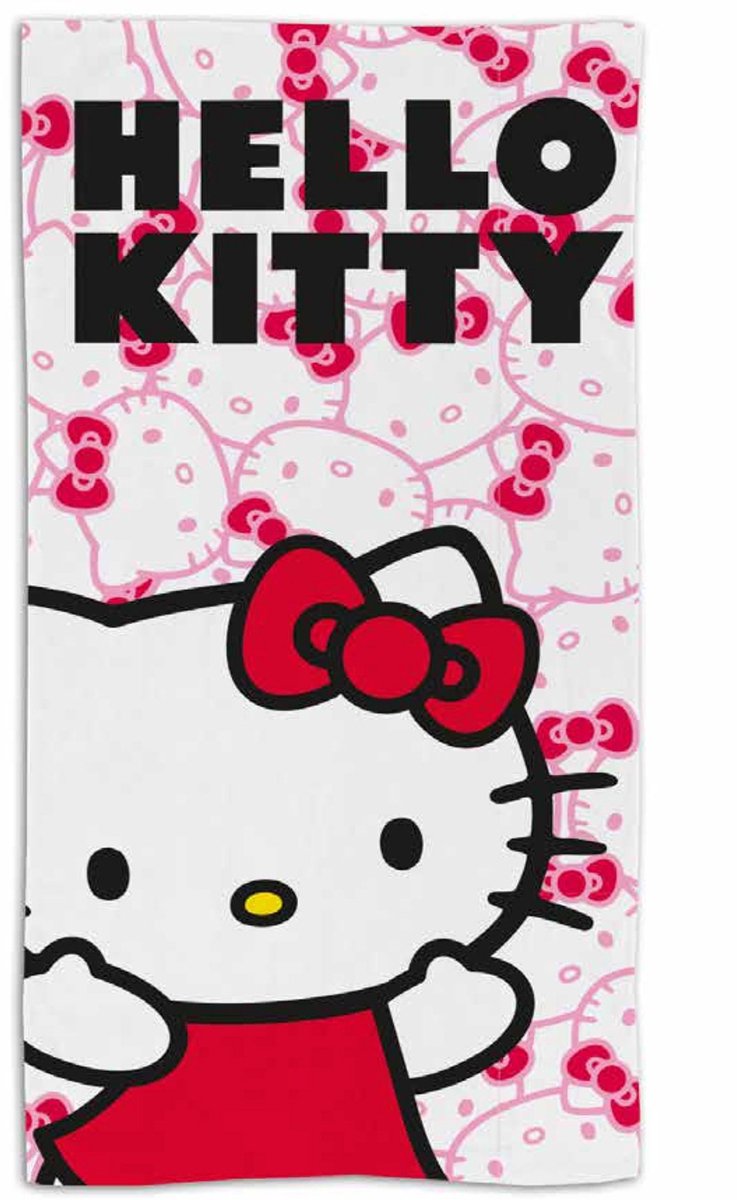Hello Kitty Strandlaken Hug - 70 x 140 cm - Polyester