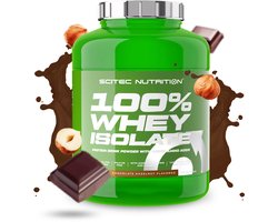 Scitec Nutrition ® - 100% Whey Isolate (1816 gram - Chocolate/Hazelnut) - Chocolade/Hazelnoot - 72 eiwitshakes - whey protein isolate - whey isolaat - poeder