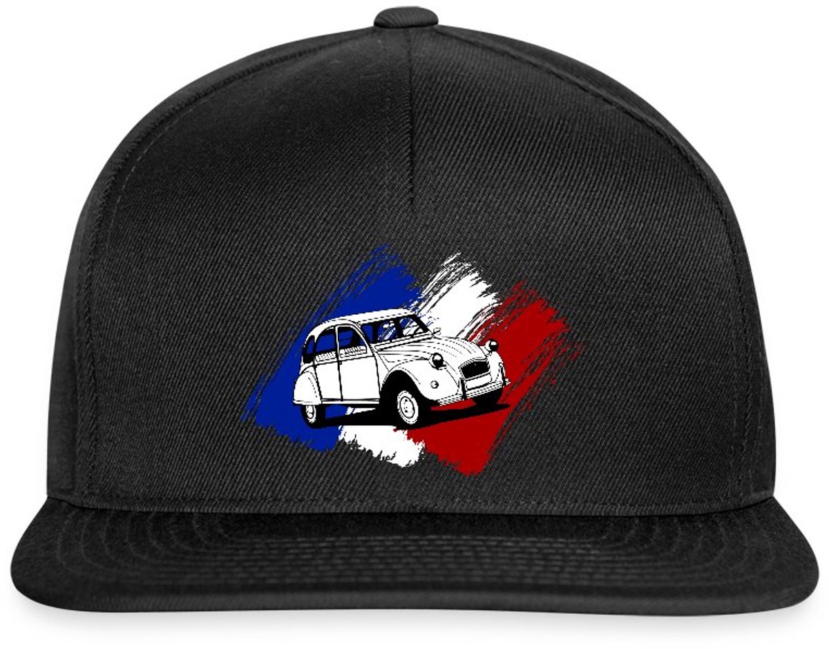 Citroën 2CV Model Franse Vlag Snapback cap
