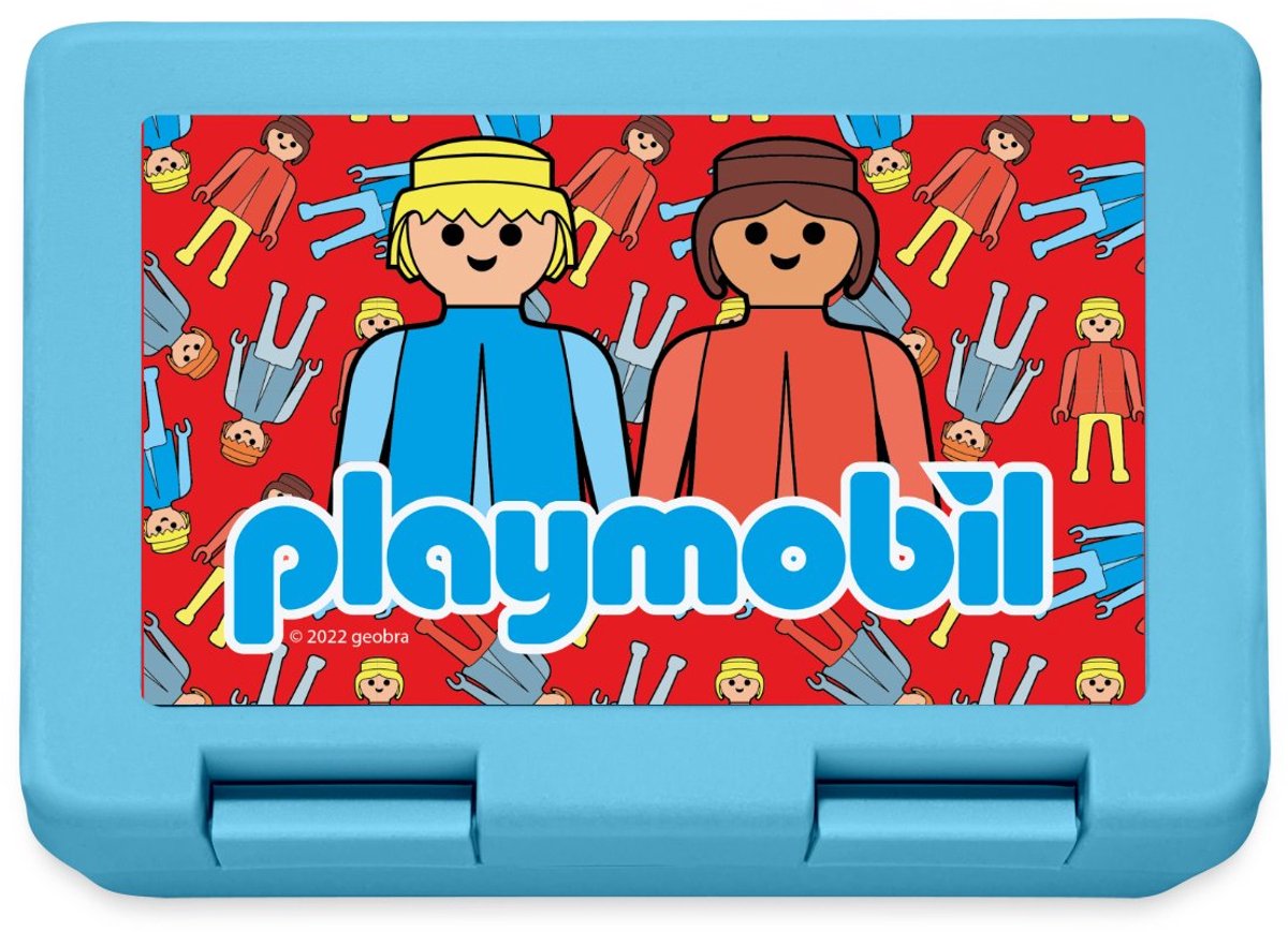 Playmobil Logo En Klassieke Figuren Broodtrommel Lunchbox