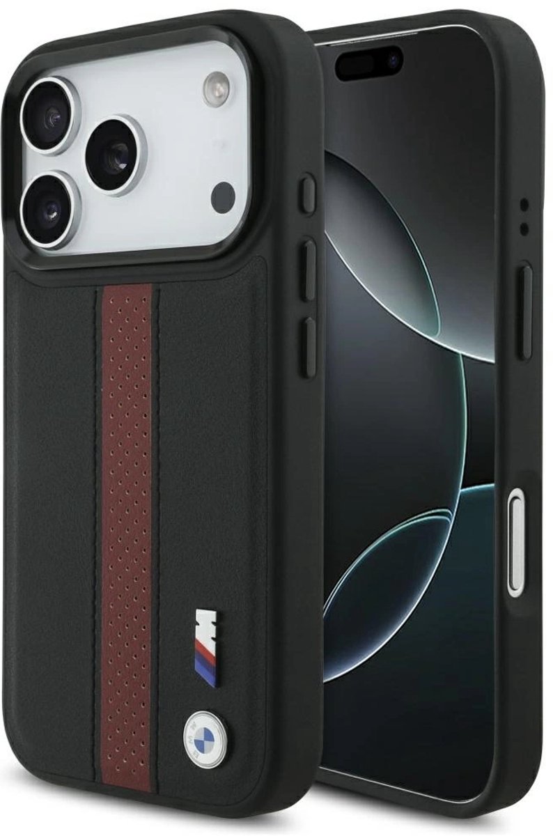 Bmw M Case Geperforeerde Streep Logo Voor Magsafe Iphone 17 Pro Luxury