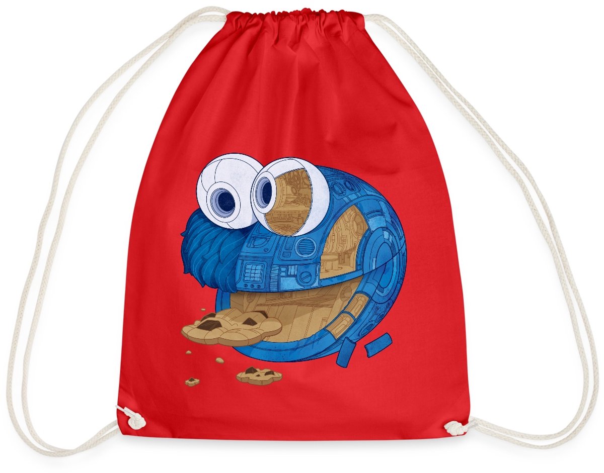 Sesamstraat Koekiemonster Machine Gymtas