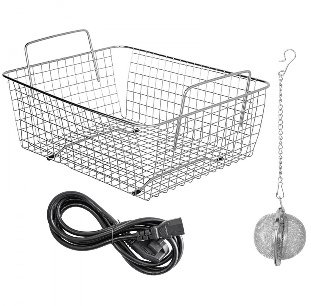 Ultrasoon Reinigingsapparaat - Ultrasone Sieradenreiniger 10 liter - Knopbediening - Voor Brillen en Sieraden