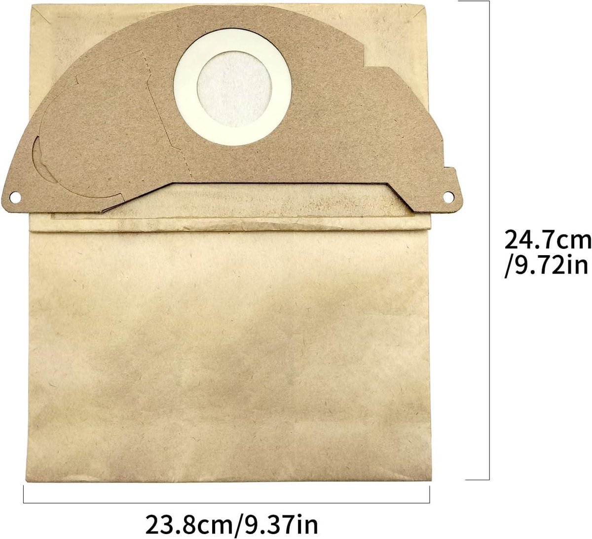 EGoods - Papieren filter stofzakken geschikt voor nat en droog stofzuigers - Compatibel met diverse modellen - Hoge kwaliteit - 6.904-322.0 deelnummer