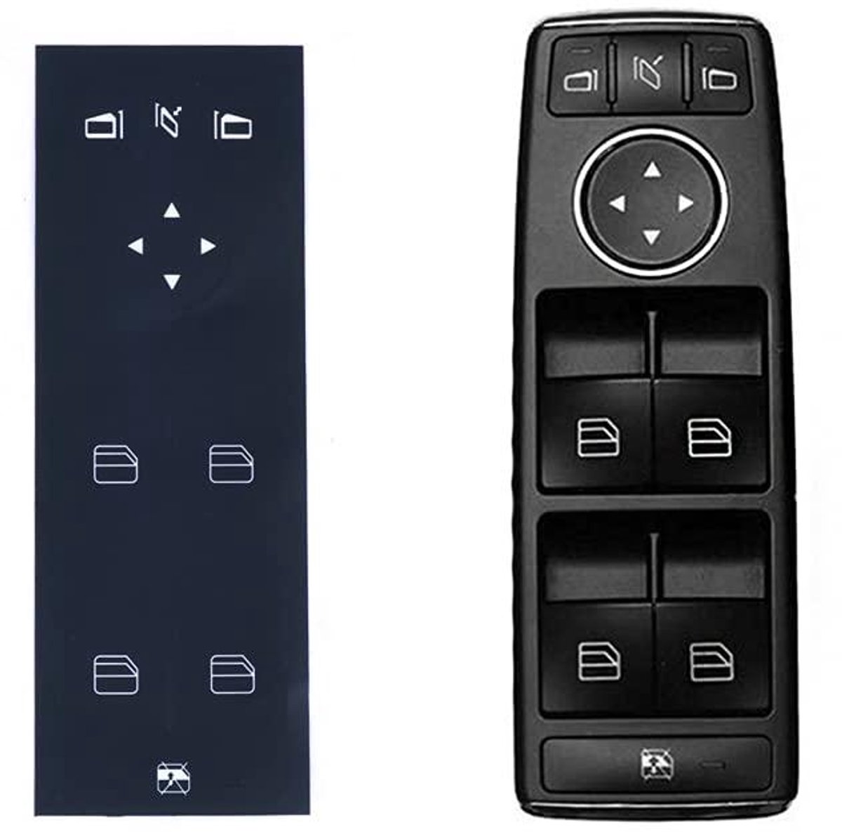EGoods - Zwarte Schakelaar Sticker Knop Stickers Cover Auto Interieur Decoratie Trim - Duurzame Accessoires auto interieurschakelaars