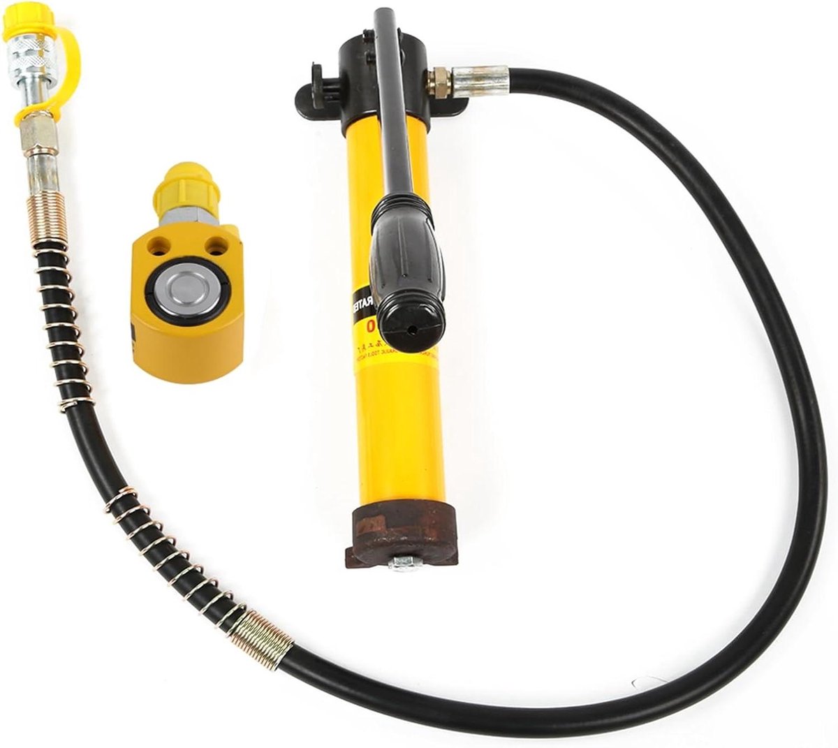 EGoods - Hydraulische krik voor auto met gescheiden cilindrisch ontwerp. Krachtige handmatige hydraulische pomp - geschikt als draagbare autokrik.