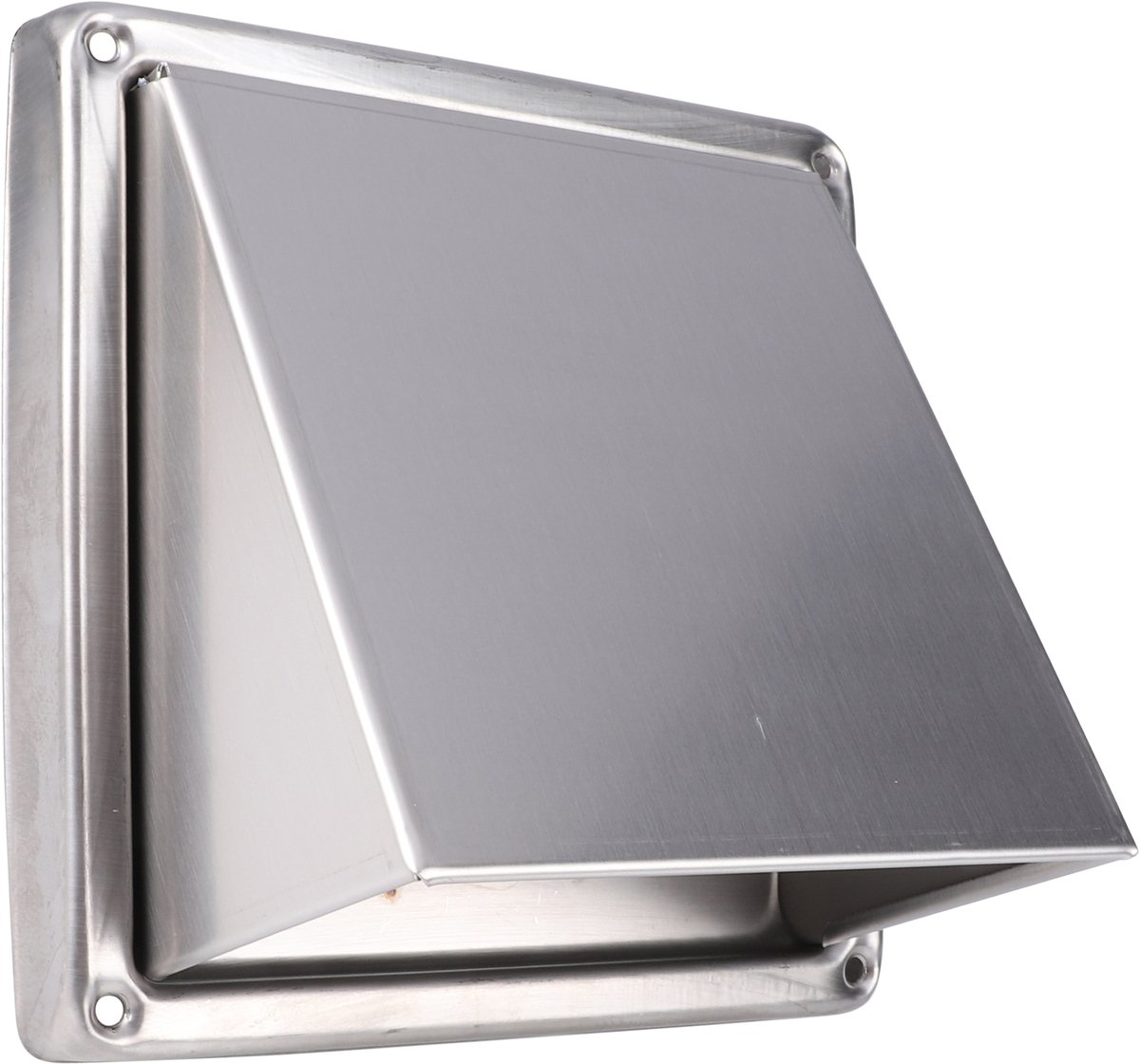 Starx gevelrooster - met kap - 100 mm - RVS
