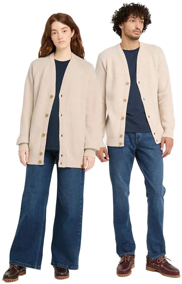 Timberland Phillips Brook Raglan Sleeve Trui S Man Angora Heather