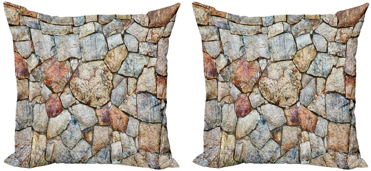 ABAKUHAUS Kussenhoes 50x50 cm – Dubbelzijdig bedrukt – Multicolor