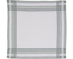 Tiseco Elegantie Zakdoeken Alta 2 - 30x30cm - 6 Stuks - 100% Katoen - Stijlvolle Absorptie (Groen)