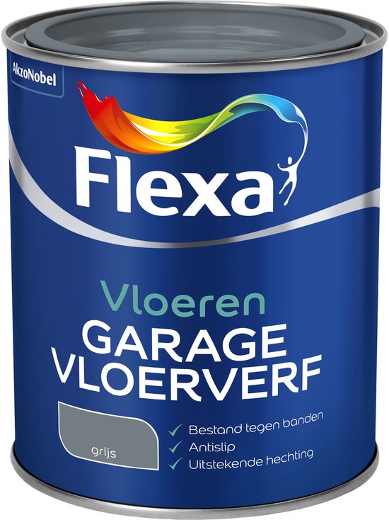 Flexa - Garagevloerverf - Grijs - 0.75 L