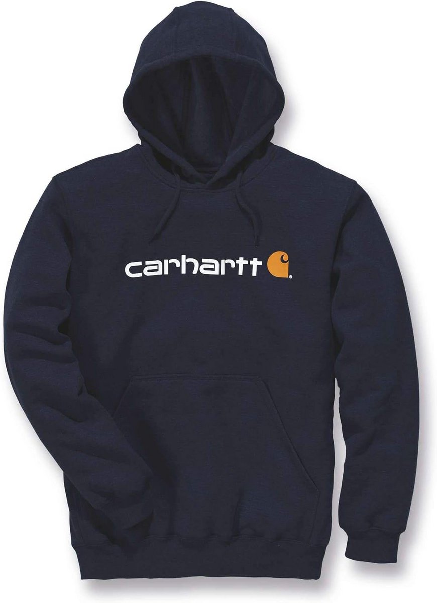 Trui met Capuchon en Gedrukt Logo - Donkergrijs Gemêleerd