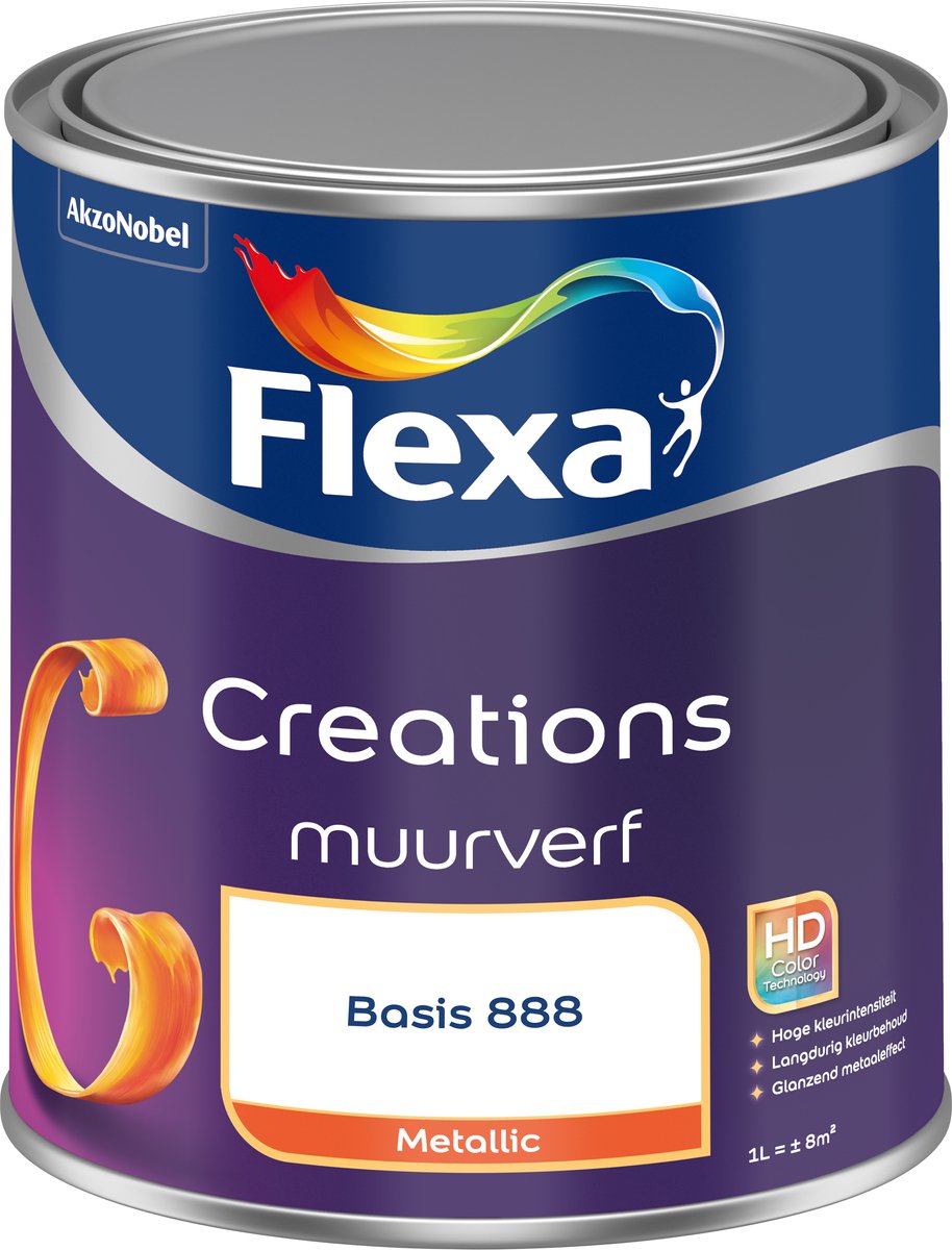 Flexa - Creations Muurverf Metallic - Urban Vibes - Mengverf - 1 L