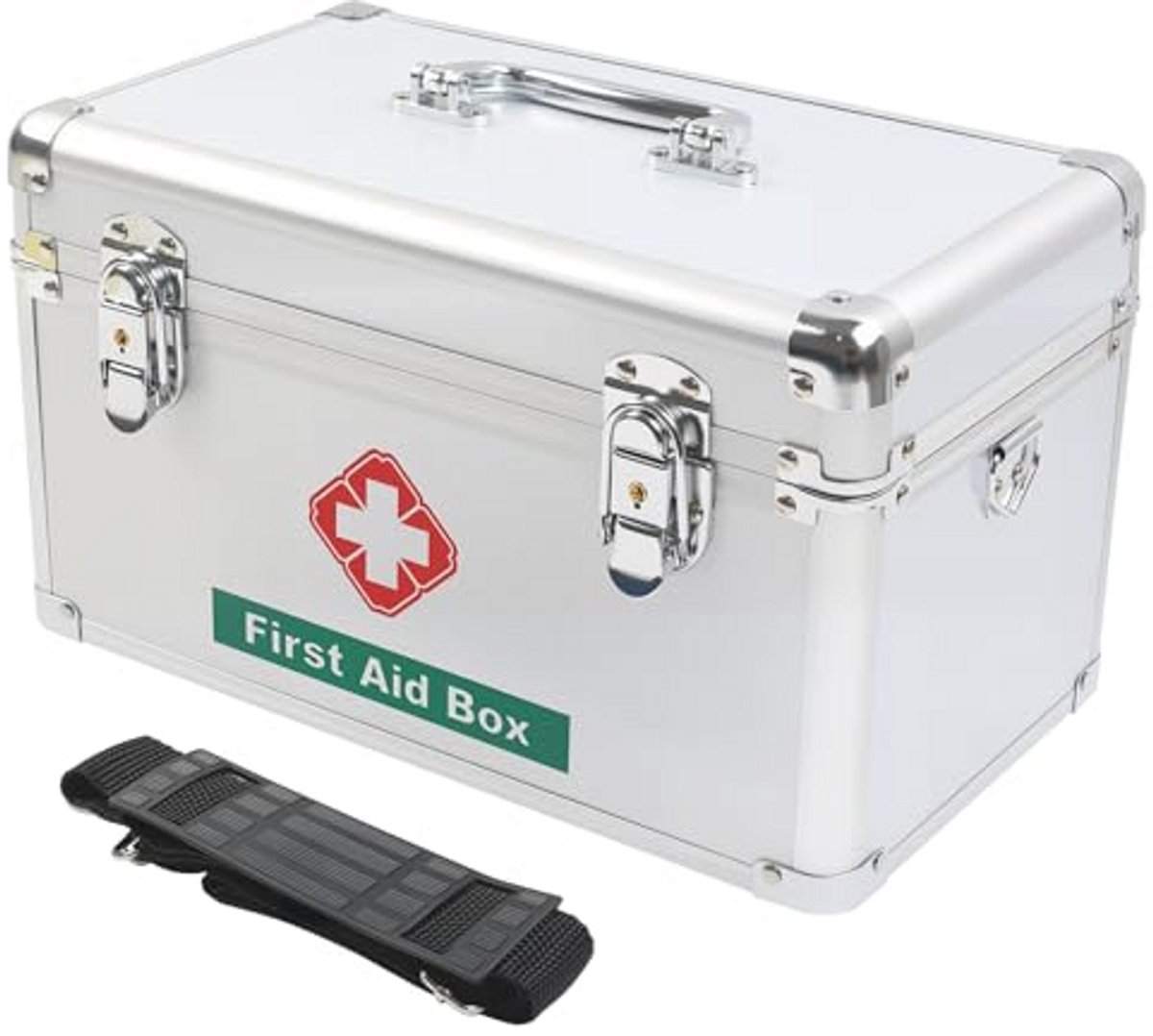 EHBO-opbergdoos en medicijnkoffer met handvat – Draagbare organizer voor medicijnen en noodkits