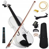 Viool Starterspakket 4/4 - Alles-in-Één Set voor Beginners - Complete Uitrusting met Stok, Koffer en Hars - Perfect om Direct te Beginnen