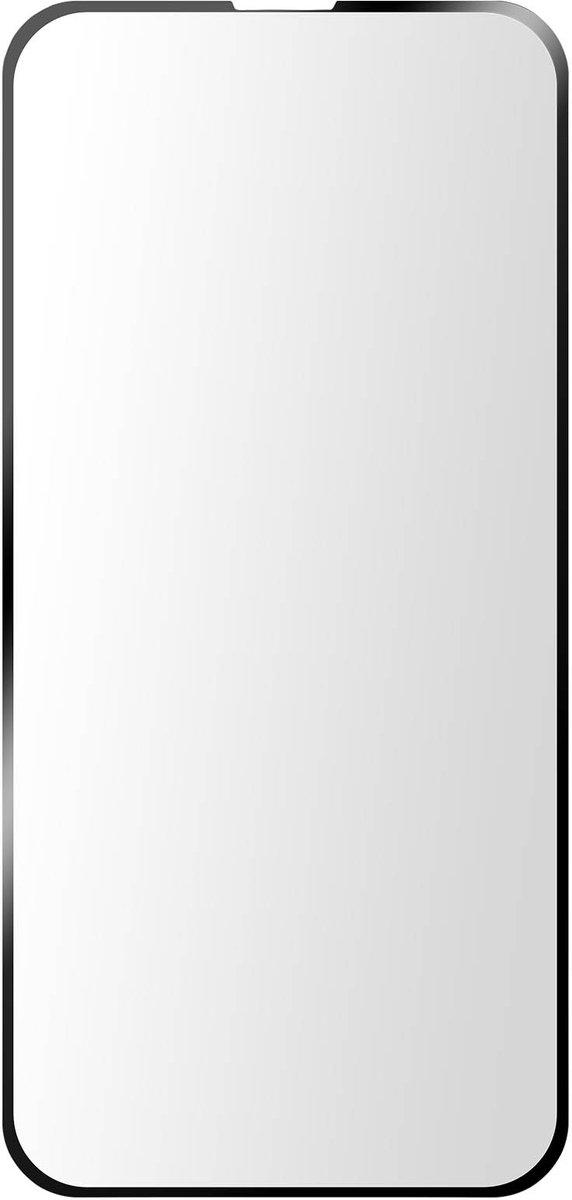 Muvit, Tiger Glass Screenprotector Geschikt voor Apple iPhone 13 / 14 / 16e / 17e Gehard Glas, Zwart / Transparant
